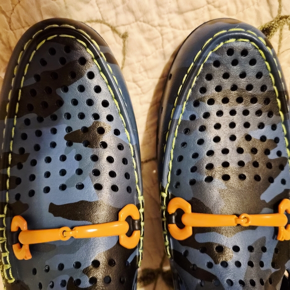 Men's Floafers Chairmen Bit Water Blue Camouflage Shoes - Size US12 - Picture 7 of 13